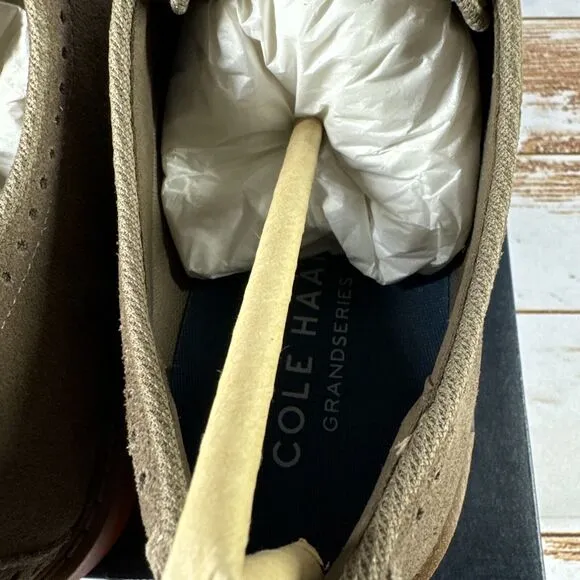 Cole Haan C38291 Go To Wing Oxford CH Truffle Suede Size 9.5 ￼