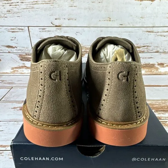 Cole Haan C38291 Go To Wing Oxford CH Truffle Suede Size 9.5 ￼