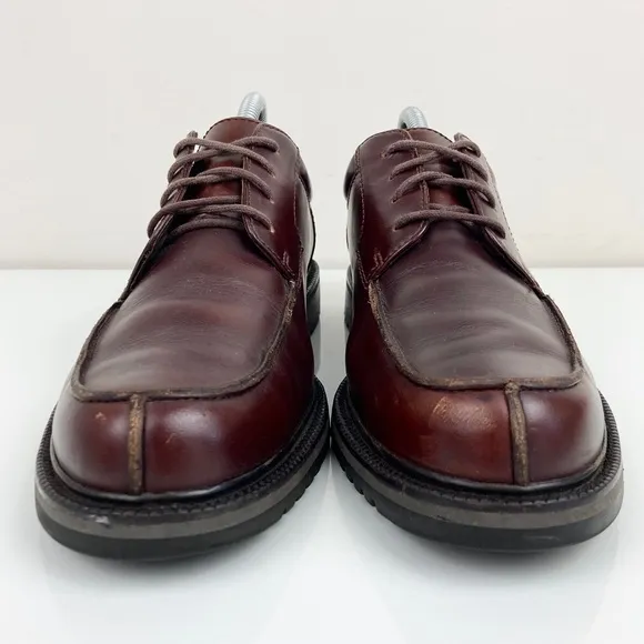 Cole Haan Country Men’s Burgandy Leather Oxfords Split Toe Shoes Size 8.0 M