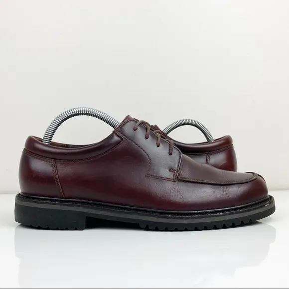 Cole Haan Country Men’s Burgandy Leather Oxfords Split Toe Shoes Size 8.0 M