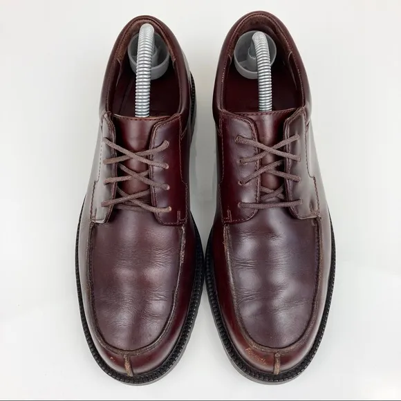 Cole Haan Country Men’s Burgandy Leather Oxfords Split Toe Shoes Size 8.0 M
