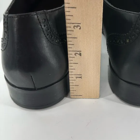Cole Haan Dress Shoes Lace Up Ties Black Leather Mens 9.5