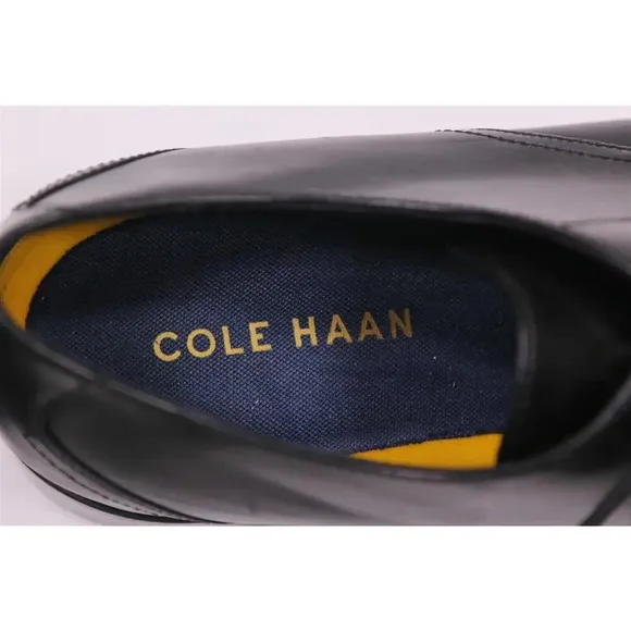 Cole Haan Grand Hawthorne Black Plain Toe Oxford Dress Shoes Men's 11.5