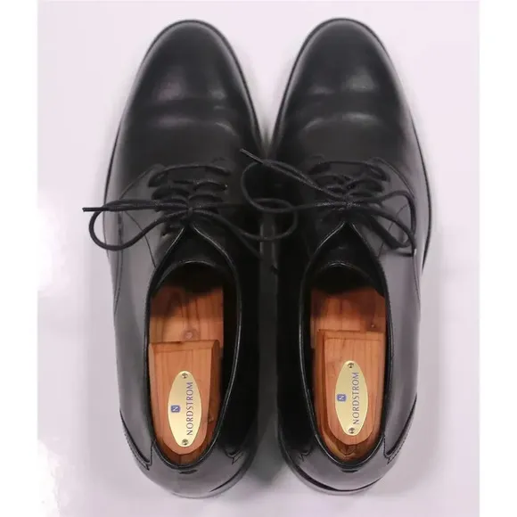 Cole Haan Grand Hawthorne Black Plain Toe Oxford Dress Shoes Men's 11.5