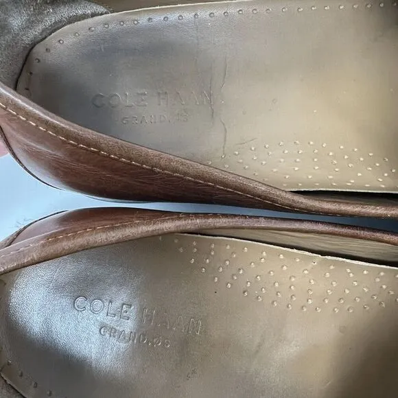 Cole Haan Grand OS Aiden British Tan C22771 Penny Loafers Shoes Men’s Size 14