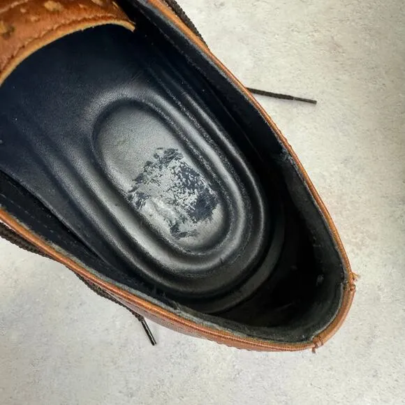 Cole Haan Grand OS Mens 11 Brown Leather Dress Formal Wingtip Shoes C25458 READ