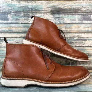 Cole Haan Grand OS Mens 13 Chukka Boot Brown Leather Lace Up Ankle Desert Casual