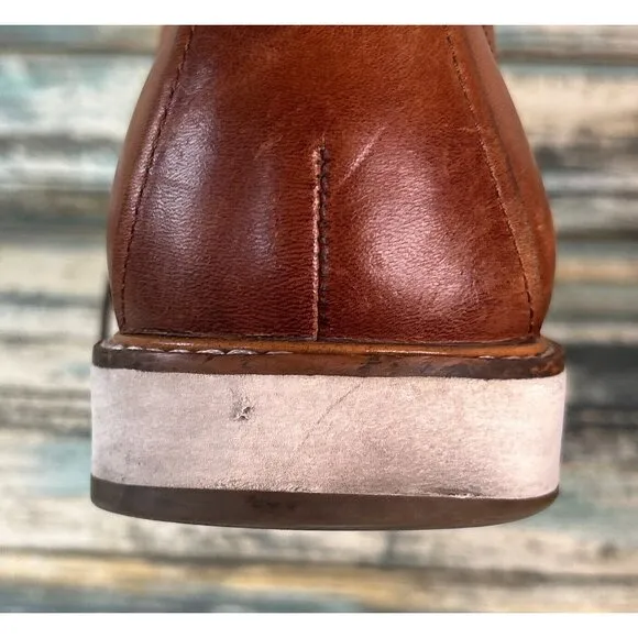 Cole Haan Grand OS Mens 13 Chukka Boot Brown Leather Lace Up Ankle Desert Casual
