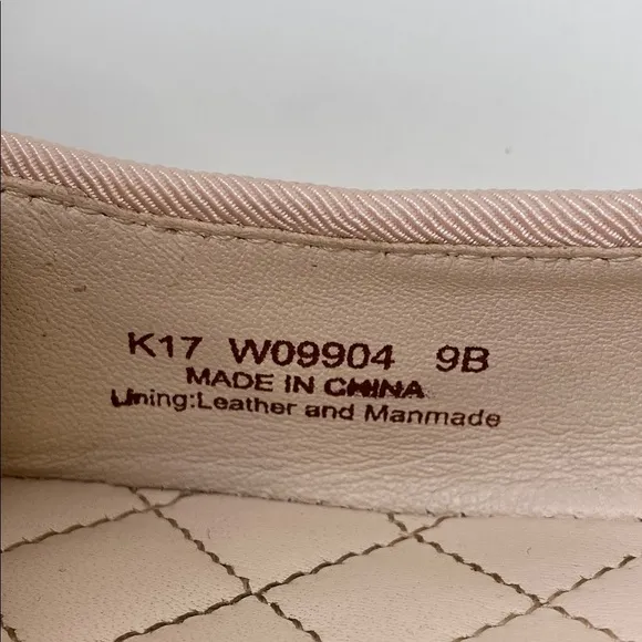 Cole Haan Grand OS Rose Gold Downtown Toe Cap Ballet Flats with Bow Size 9