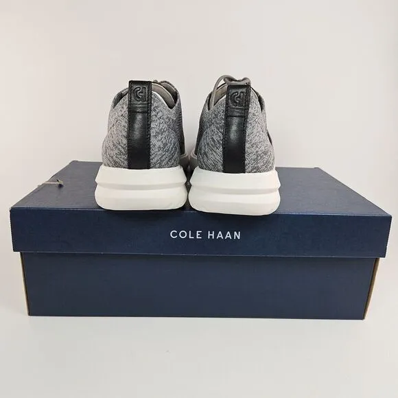 Cole Haan Grand   Wingtip Oxford Grey Stitchlite Knit Shoes C37368 Men's Sz 9.5