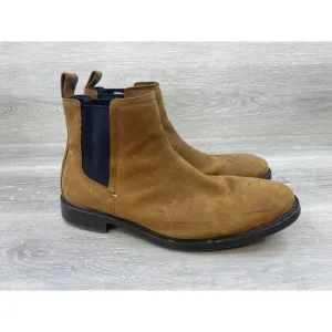Cole Haan Kennedy Grand C28137 Men’s 12M Brown Leather Block Heel Chelsea Boot