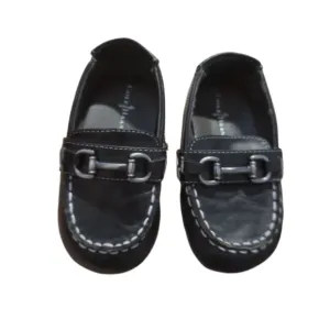 COLE HAAN KID'S SHOES loafers Black Kids Loafers silver mini bit size 4