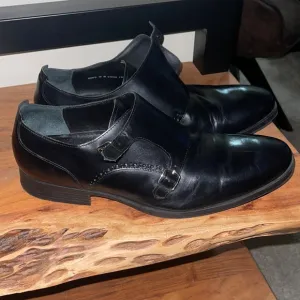 Cole Haan Leather Monk Strap Dress Shoes