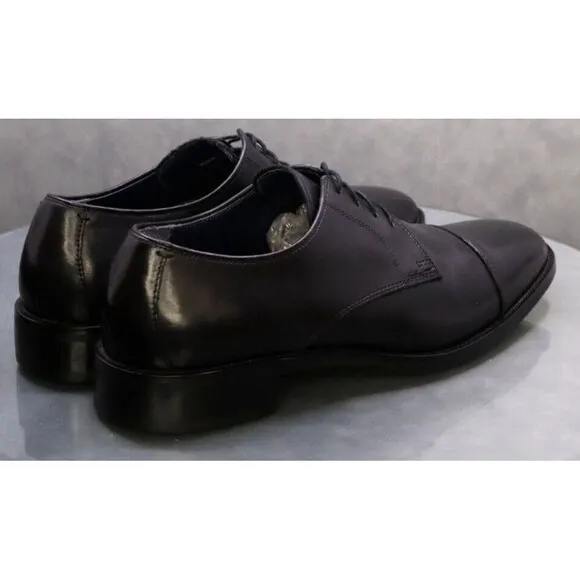 Cole Haan Lenox Hill $140 Men's Cap Toe Dress Shoes Size 11 Leather Black C11630