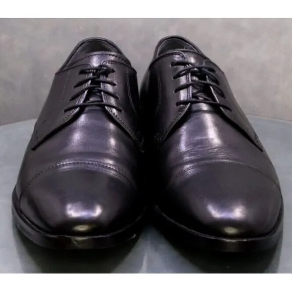 Cole Haan Lenox Hill $140 Men's Cap Toe Dress Shoes Size 11 Leather Black C11630