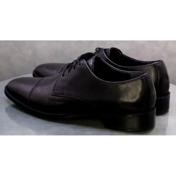 Cole Haan Lenox Hill $140 Men's Cap Toe Dress Shoes Size 11 Leather Black C11630