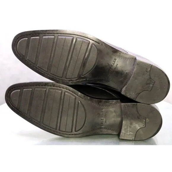 Cole Haan Lenox Hill $140 Men's Cap Toe Dress Shoes Size 11 Leather Black C11630