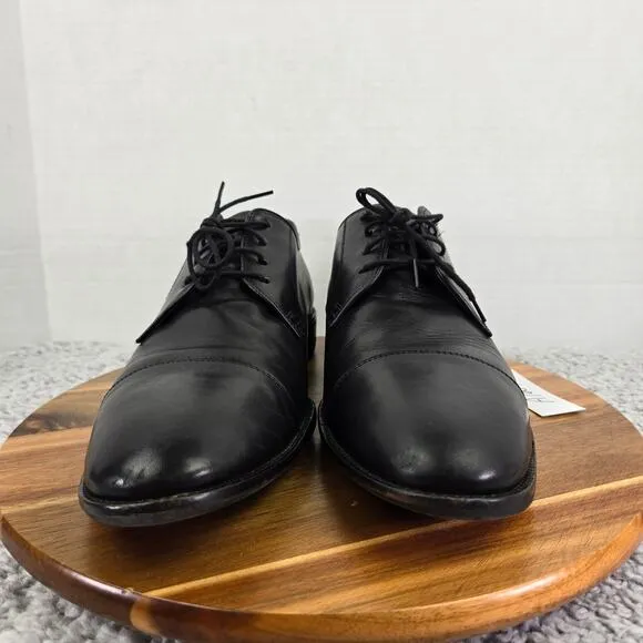Cole Haan Lenox Hill Black Leather Cap Toe Oxford Dress Shoes Mens 11.5 M C11630