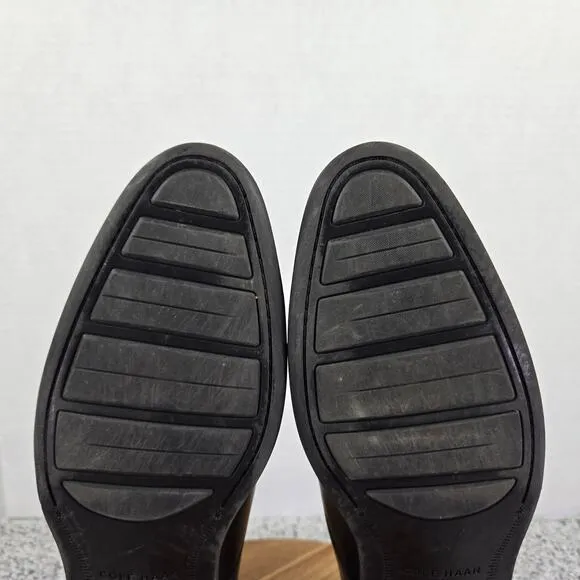 Cole Haan Lenox Hill Black Leather Cap Toe Oxford Dress Shoes Mens 11.5 M C11630