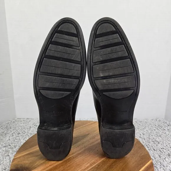 Cole Haan Lenox Hill Black Leather Cap Toe Oxford Dress Shoes Mens 11.5 M C11630