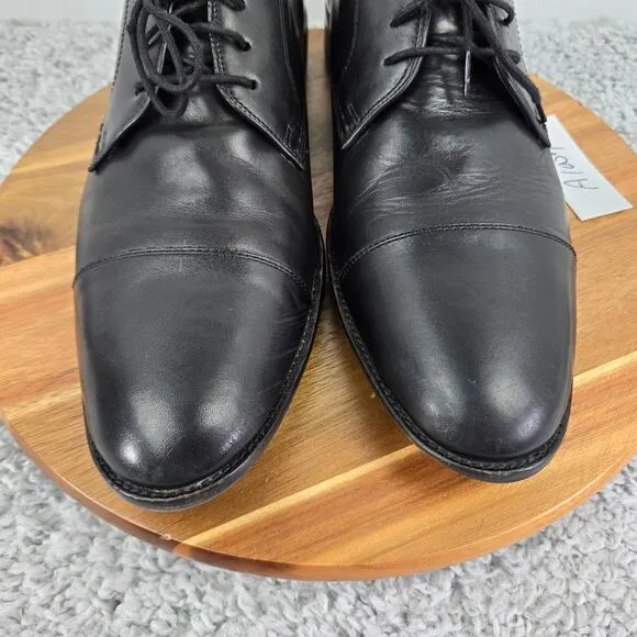 Cole Haan Lenox Hill Black Leather Cap Toe Oxford Dress Shoes Mens 11.5 M C11630