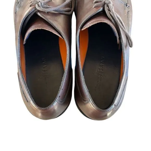 Cole Haan Lenox Hill Brown Leather Split Apron Toe Oxford Shoes Men’s Size 11M