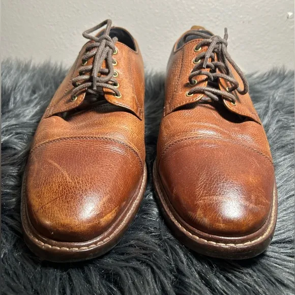 Cole Haan Men Benton Ii Oxford Cap Toe Oxfords Brown Leather Dress Shoes Sz 11M