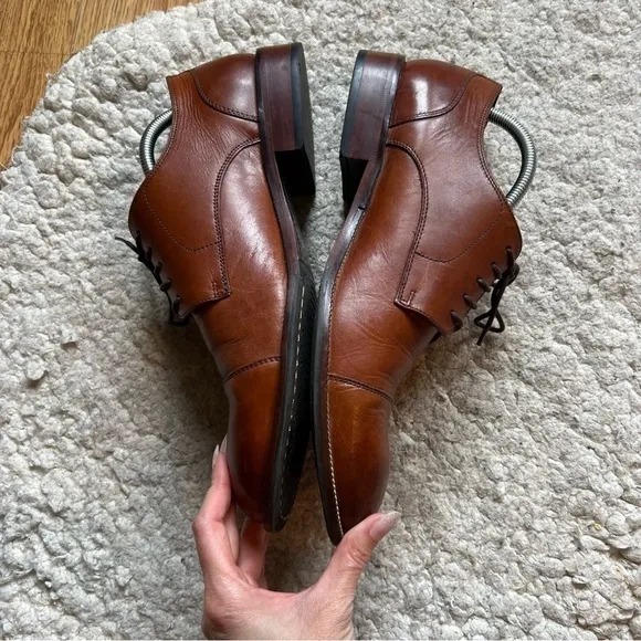 Cole Haan Men's Benton Cap Ox II 15 M British Tan Lace Up Oxford Dress Shoes