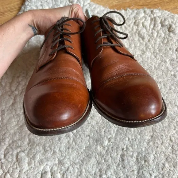 Cole Haan Men's Benton Cap Ox II 15 M British Tan Lace Up Oxford Dress Shoes