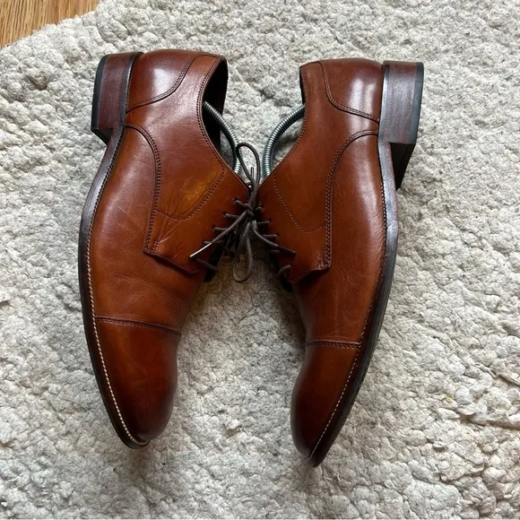 Cole Haan Men's Benton Cap Ox II 15 M British Tan Lace Up Oxford Dress Shoes