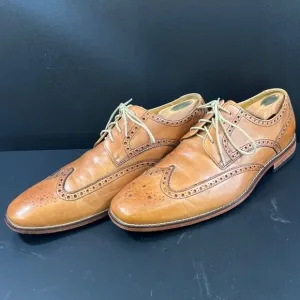Cole Haan Men's Brown Leather Wing Tip Dress Shoes/Oxfords Sz 13 SKU 5289