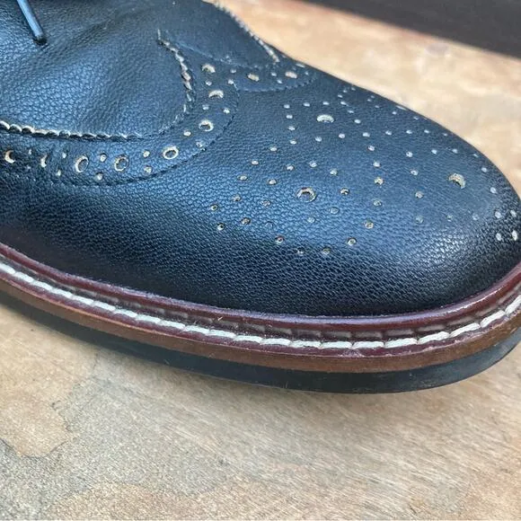 Cole Haan Men's shoes Size 11 oxfords brogues black to dark grey excellent
