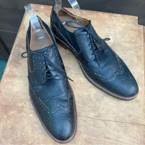 Cole Haan Men's shoes Size 11 oxfords brogues black to dark grey excellent