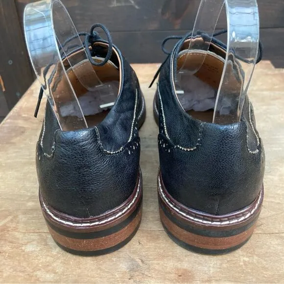 Cole Haan Men's shoes Size 11 oxfords brogues black to dark grey excellent
