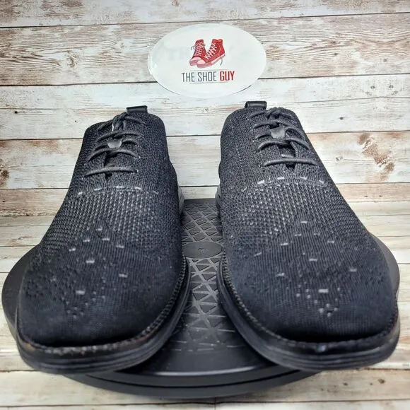 Cole Haan Men's Size 11.5M OriginalGrand Black Wingtip Oxford Dress Casual Shoes