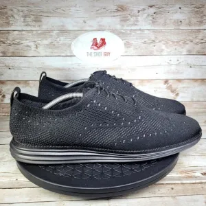 Cole Haan Men's Size 11.5M OriginalGrand Black Wingtip Oxford Dress Casual Shoes