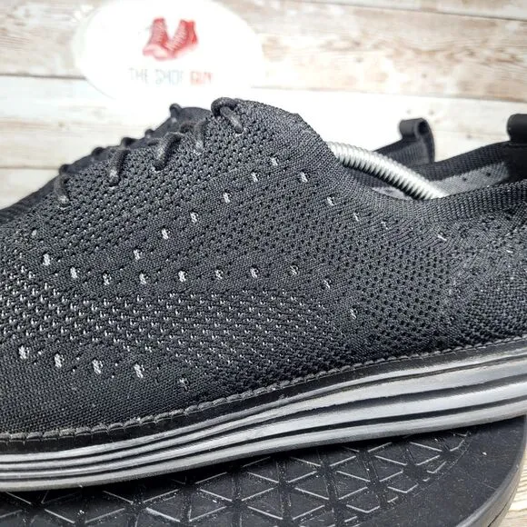 Cole Haan Men's Size 11.5M OriginalGrand Black Wingtip Oxford Dress Casual Shoes
