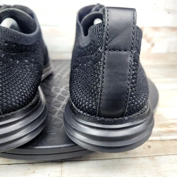 Cole Haan Men's Size 11.5M OriginalGrand Black Wingtip Oxford Dress Casual Shoes