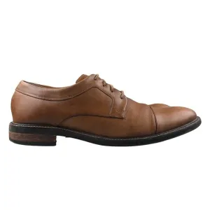 Cole Haan Men's Size 9.5M Warren Grand.OS Brown Leather Cap Toe Oxford Shoes