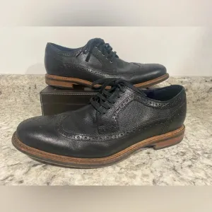 Cole Haan Men's  Wingtip Oxford Black C11692 dress shoes size 10M