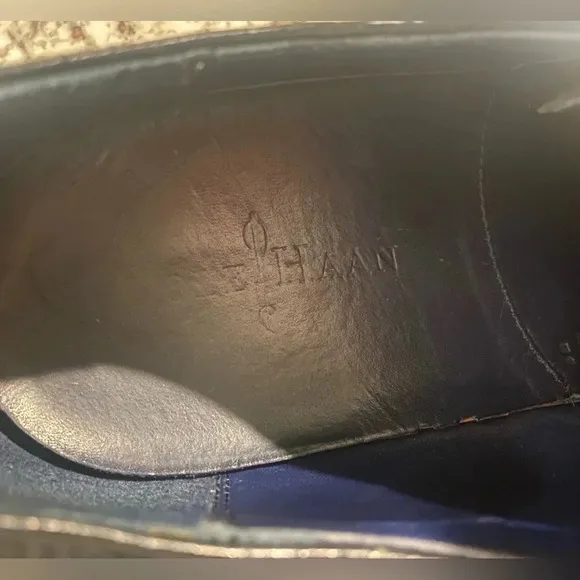 Cole Haan Men's  Wingtip Oxford Black C11692 dress shoes size 10M