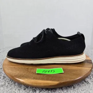 Cole Haan OriginalGrand Black Stitchlite Wingtip Casual Oxford Shoes Mens 8.5 M