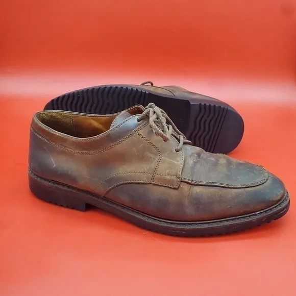 COLE HAAN Shoes Men’s 11 Brazil 6351 Brown Leather Oxfords Dress Shoes