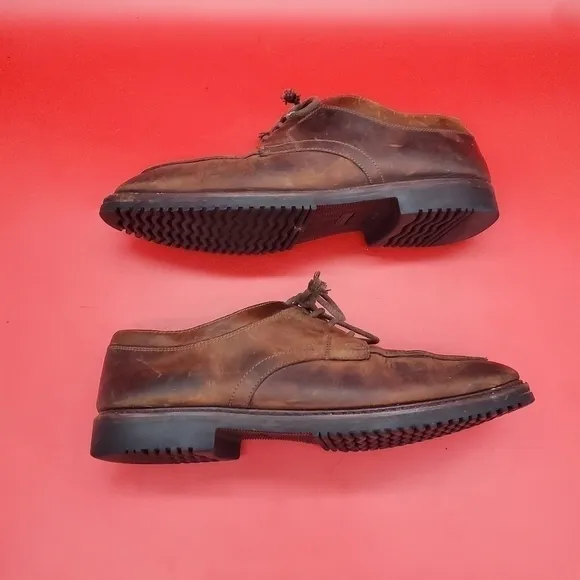 COLE HAAN Shoes Men’s 11 Brazil 6351 Brown Leather Oxfords Dress Shoes