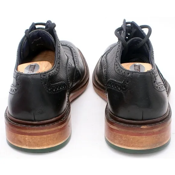 Cole Haan Shoes Men's Size 8.5 Wide Colton Brogue Wingtip Oxford Black C11756