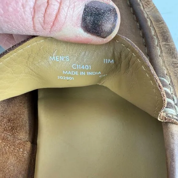 Cole Haan Somerset Venetian II Loafers Men 11 Brown Leather Slip-On Casual Shoes