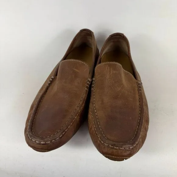 Cole Haan Somerset Venetian II Loafers Men 11 Brown Leather Slip-On Casual Shoes