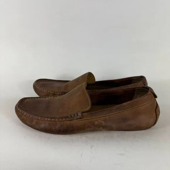 Cole Haan Somerset Venetian II Loafers Men 11 Brown Leather Slip-On Casual Shoes