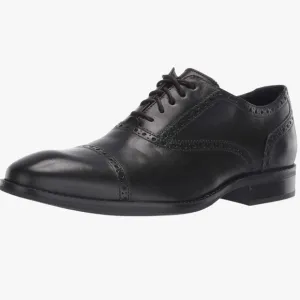 Cole Haan Wayne Cap oxfords black dress shoes
