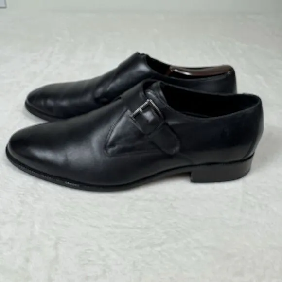Cole Haan Williams Black Leather Monk Strap Dress Shoes C11825 Mens 11.5 M